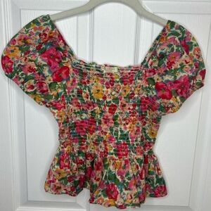 Rebellion Again Medium Floral Blouse